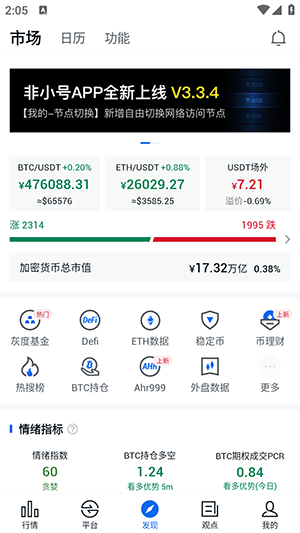 非小号功能界面